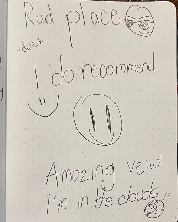 Guestbook note